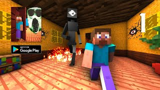 Craft Doors: Horror Escape Run Gameplay Walkthrough Part 1 (Android) screenshot 1