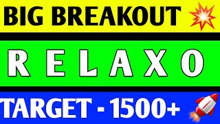 RELAXO SHARE BREAKOUT , RELAXO SHARE LATEST NEWS, RELAXO SHARE PRICE TARGET, RELAXO SHARE ANALYSIS