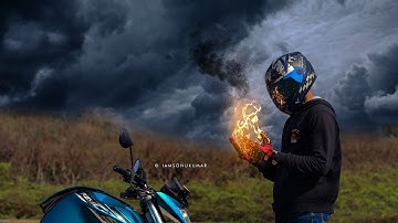 Burning Fire effect in Photoshop CC 2019