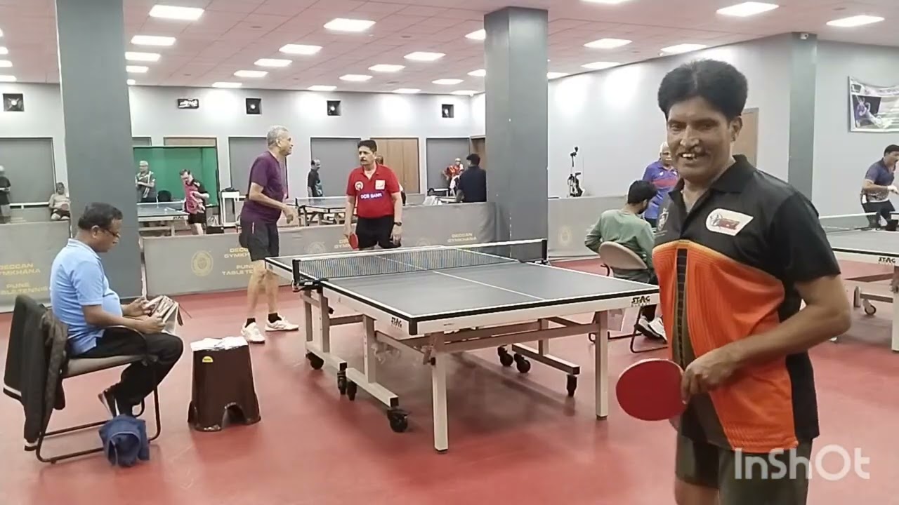 Table Tennis doubles match Vivek & Vidur vs Yogesh bhai & Shivanand🏓🏓
