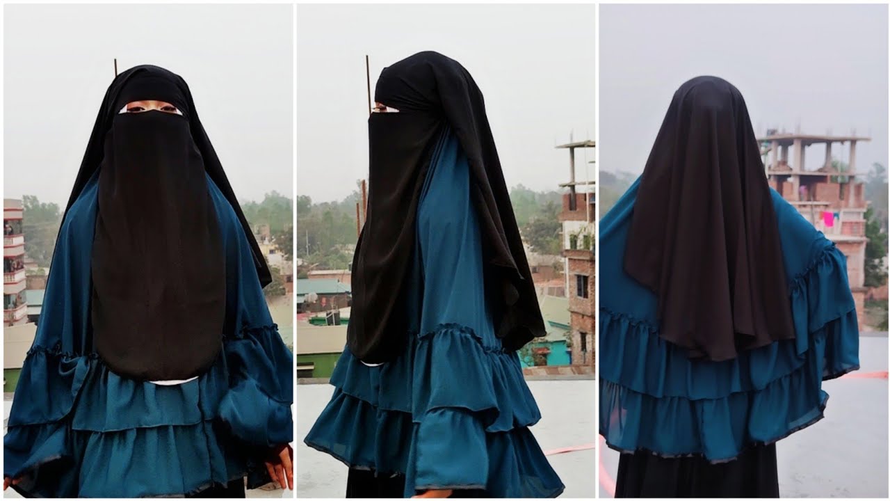 How to Wear 2 Part NiqaB|| Two Part Niqab Tutorial||QueeN ZaNNaT❣️
