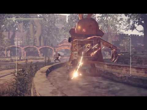 NieR:Automata - Giant Bunny Statue (Secret Boss)