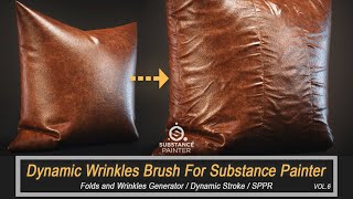 How to Create Wrinkles and Folds Brush In Substance Painter