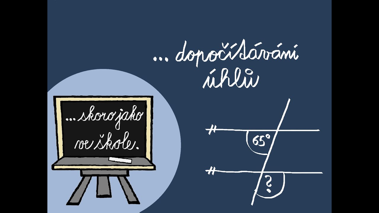 dopočítávání úhlů - příprava na prověrku