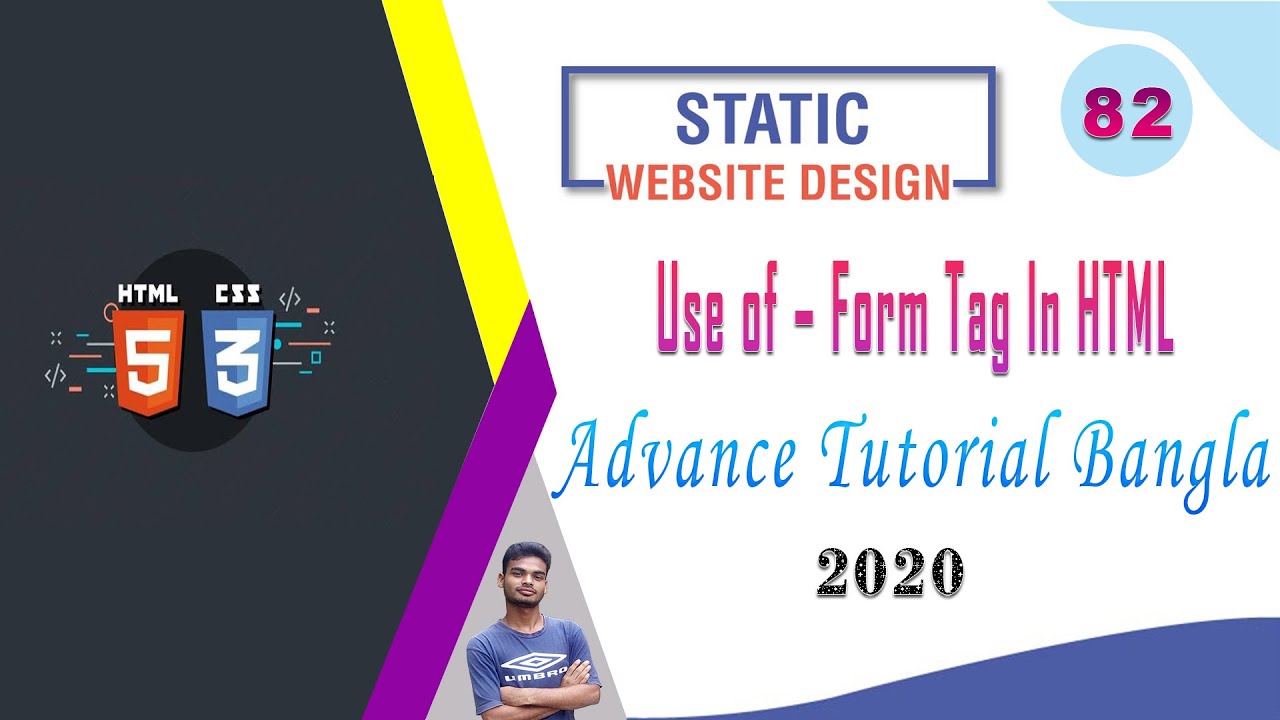 Web Design [82] How To Web Design Html And Css Use of – Form Tag In ...