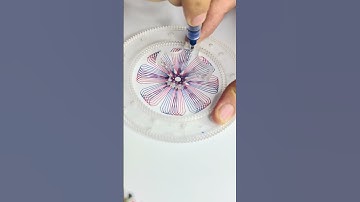 Mastering Spirograph: Advanced Art Techniques for Perfect Pattern.#shorts#spirogragh#2024#ASMR#relax