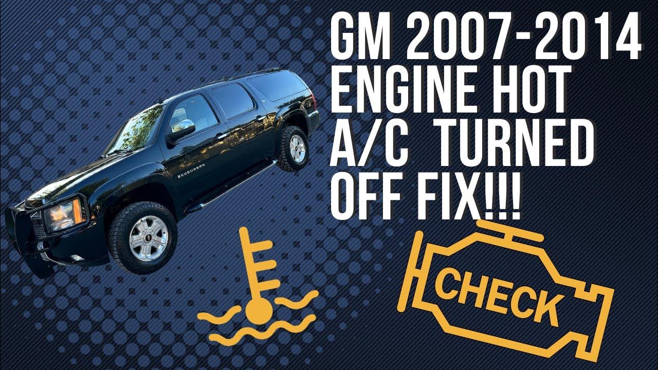 Engine Hot/AC Turned Off Fix! - YouTube