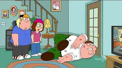 Family Guy - Peter falls down the stairs