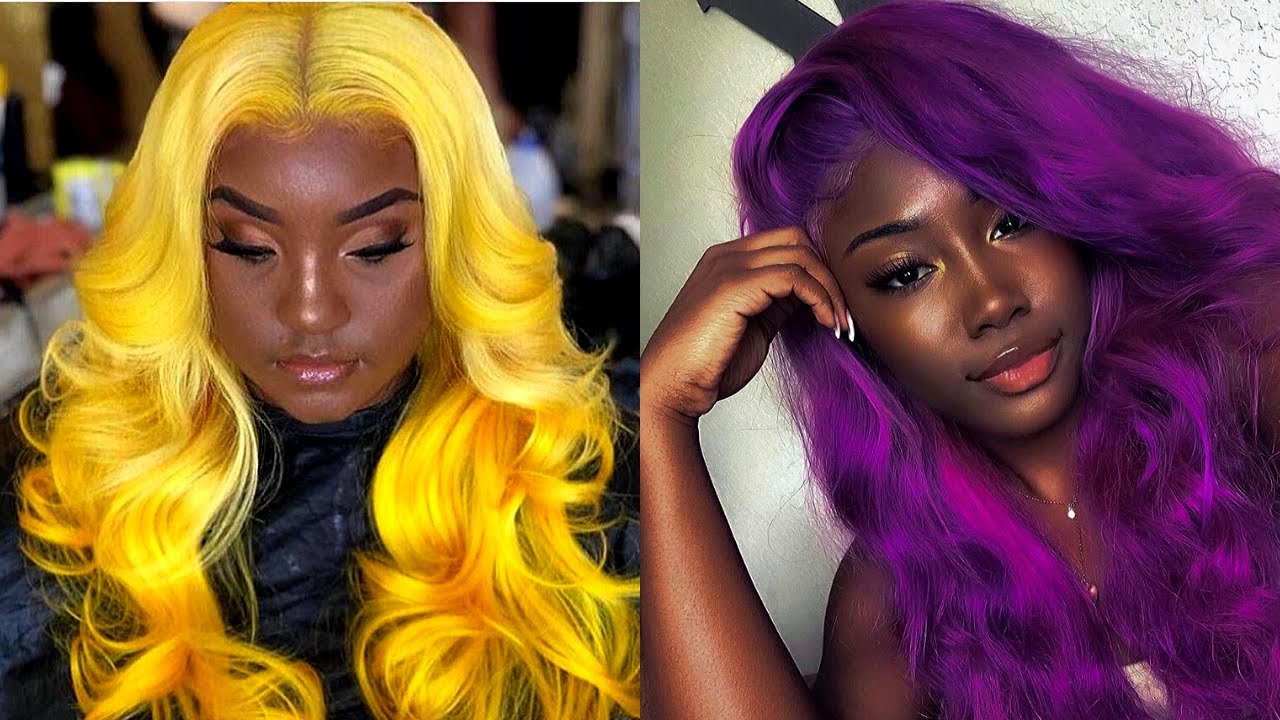 🌈🦋AMAZING WATERCOLOR METHOD WIGS 2021🦄💜