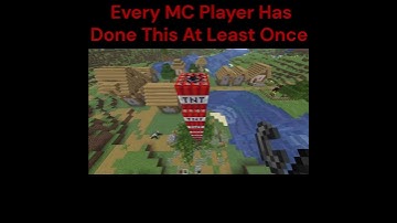 Every MC Player Has Done This At Least Once || #shorts #minecraft #viral #youtubeshorts #relatable