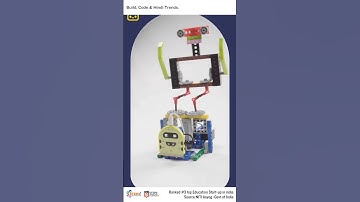 Robot dancing with the trend and it is made by Grade 8 student.#STEMx #AI #stem #technology#Robotics