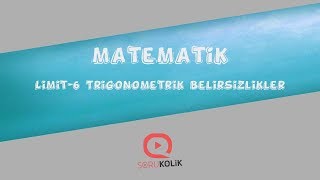 YKS (AYT) Matematik Limit-6 Trigonometrik Belirsizlikler screenshot 5