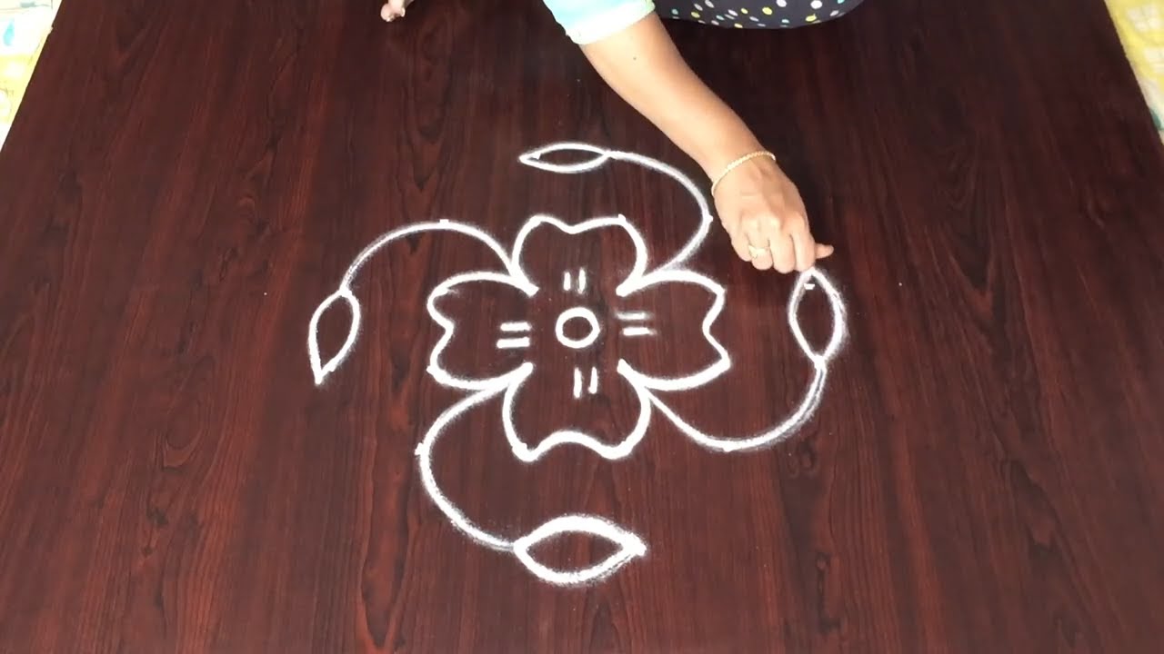 Easy 6 to 2 Kolam and Rangoli Designs
