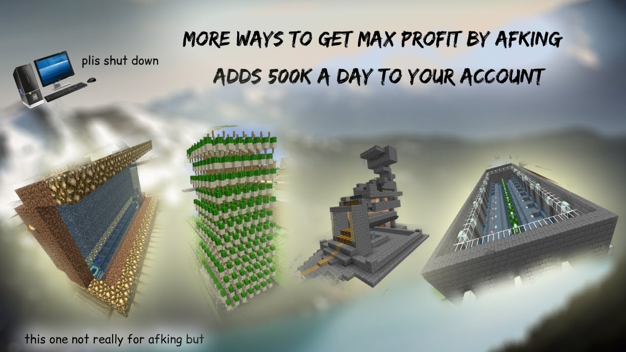 Hypixel Skyblock How To Increase AFK Earnings YouTube