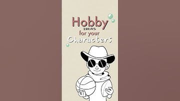 some hobby ideas for your characters ✨ #writing #drawing #art #character #oc #orginalcharacter