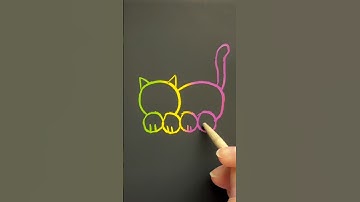 Easy Cat Drawing Anyone Can Do!