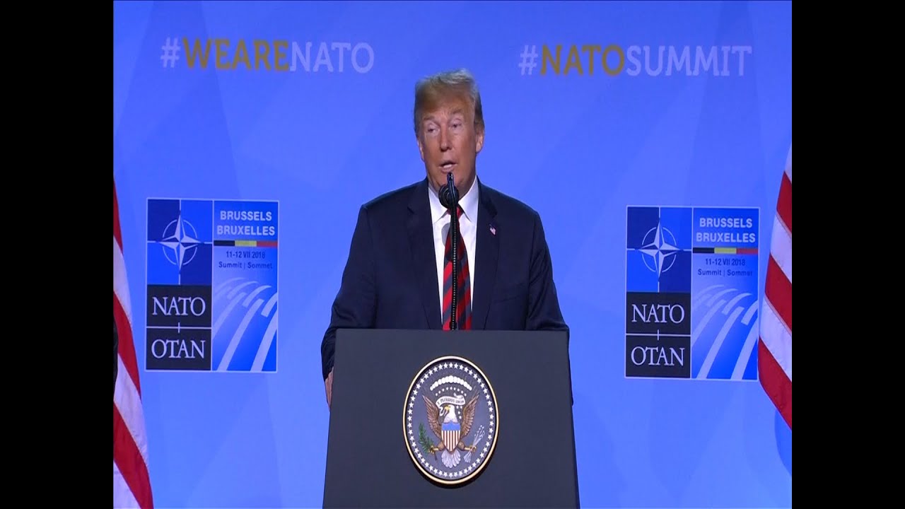 Donald Trump Says U.S. Commitment To NATO 'Remains Very Strong' - YouTube