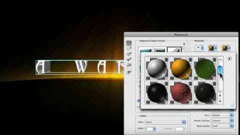Adobe Photoshop CS5 Extended - 3D extrusions with Adobe Repoussé