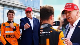 Donald Trump at Miami GP causes controversy as F1 team issues statement after backlash
