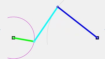 Motion animation using Matlab: Non-Grashof double-rocker four-bar mechanism