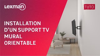 Installation Dun Support Tv Mural Orientable