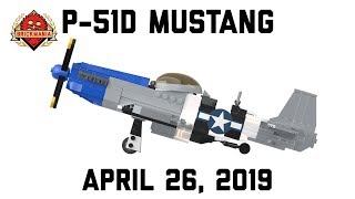 forræder Stikke ud elektropositive P-51D Mustang - Custom Military Lego - YouTube