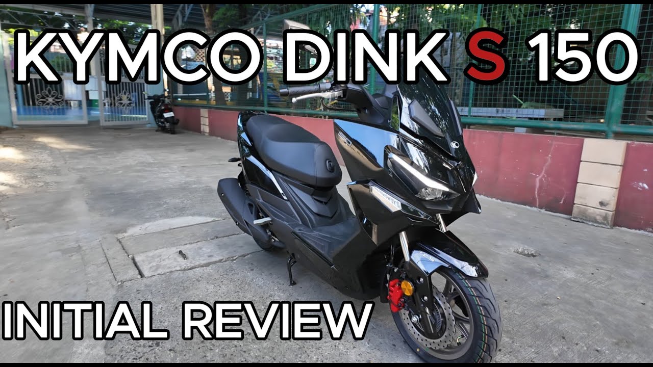 KYMCO DINK S 150 REVIEW (INITIAL) WITH TEST DRIVE  - MY FIRST VLOG!