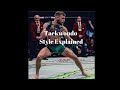 Conor McGregor Taekwondo STYLE ANALYSIS