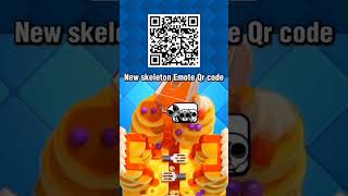new skeleton emote scan Qr code to get it #clashroyale #clashroyalememes #fypシ #clashroyaleshorts