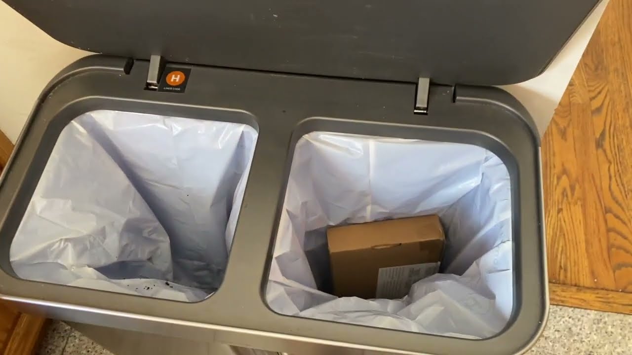 Simplehuman 58L Dual Compartment Step Can + Compost Caddy (Unboxing & First  Impressions!) 