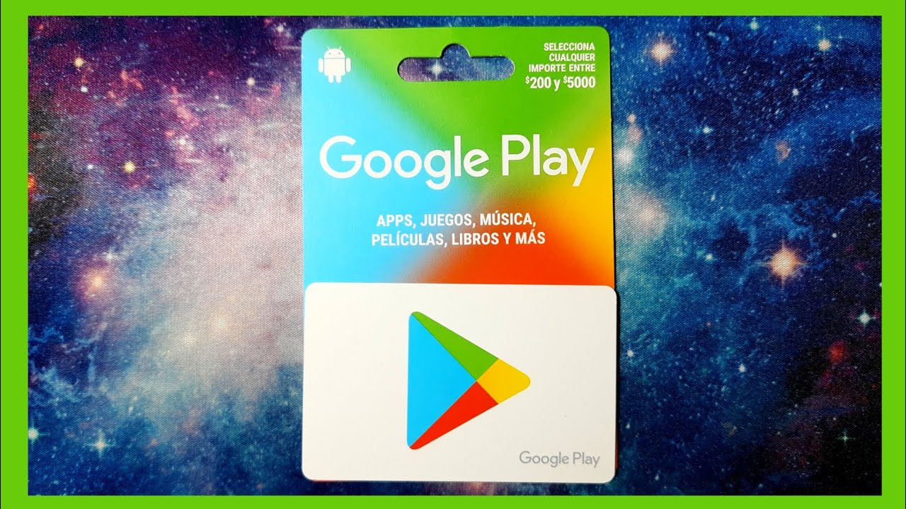 💚Cómo CANJEAR una Tarjeta de Google Play (FÁCIL) - YouTube