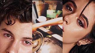 Camilla Cabello cooking with Shawn Mendes  (Instagram Live)