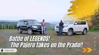 Battle of the Legends review! The Mitsubishi pajero V80 takes on the Toyota Prado J150! #carnisa