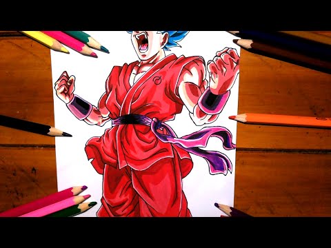 Desenhando o Goku Realista 🔥 #art #arte #desenho #desenhos #desenhor