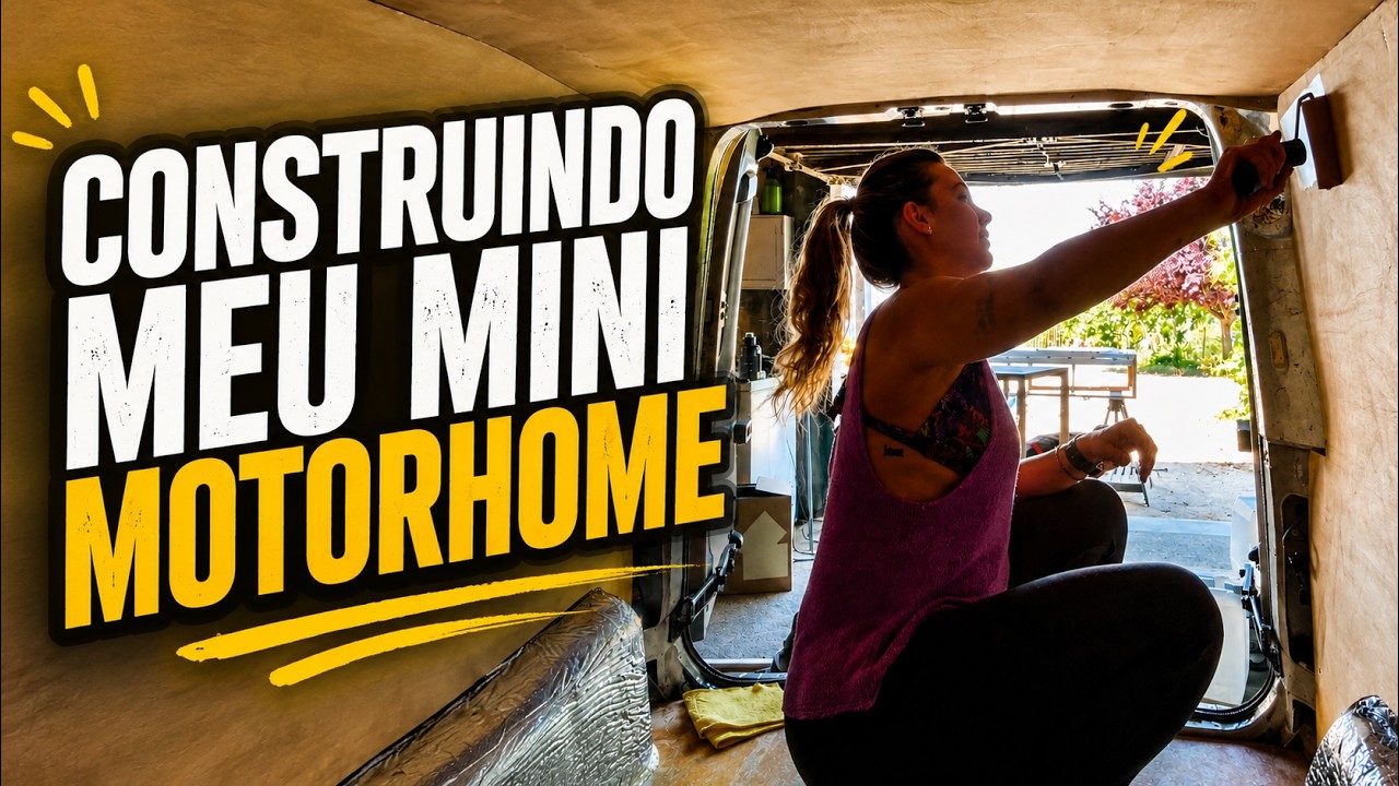 Construção do meu mini motorhome: móveis, piso e decoração