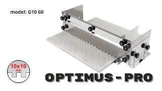 Якісно покласти плитку допоможе Гребінка OPTIMUS-PRO, model: G10 60