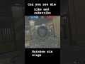 INVISIBLE man #rainbow6siege #gaming #shorts #youtubeshorts #subscribe #trending #comment #like