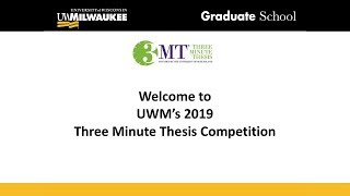 2019 UWM 3MT Award Presentation