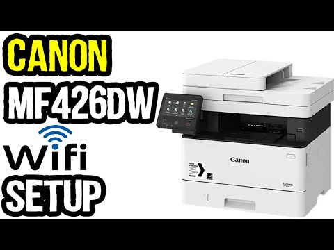 Canon MF426dw Network Settings and WIFI Direct Connection