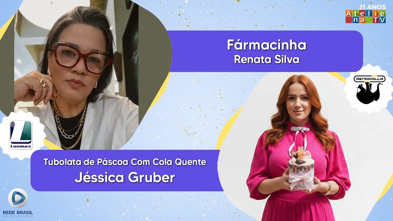 FARMACINHA / TUBOLATA DE PÁSCOA COM COLA QUENTE COLORIDA