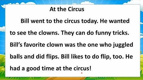 Reading Short Stories to Improve Reading Comprehension Part 8