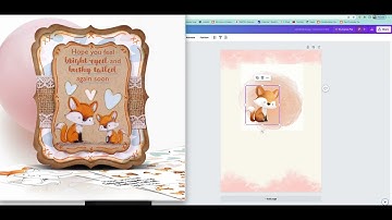 How to download digital stamps from Polkadoodles, unzip and use Canva to make a printable card