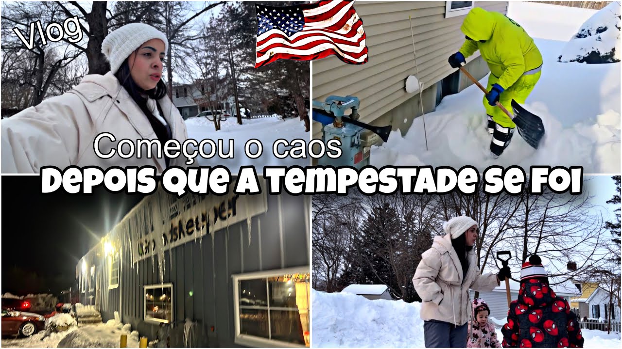 VLOG:VIVENDO O CAOS POS TEMPESTADE DE INVERNO ❄️|O QUE NINGUÉM MOSTRA🥶VIDA NOS ESTADOS UNIDOS🇺🇸