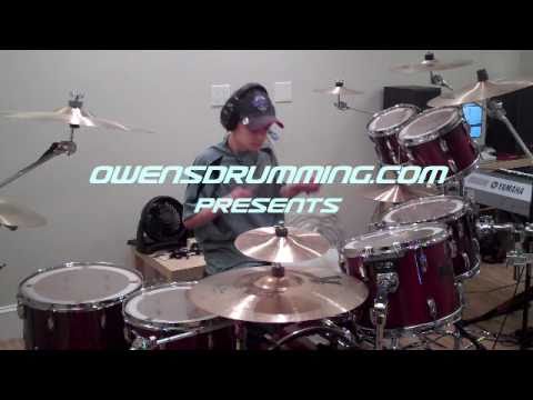 Rush- Fly By Night by 11 Year Old Drummer