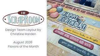 The ScrapRoom | Aug 2026 FOTM + Add Ons | Sketch | 49&M | @ScrappingHarden 