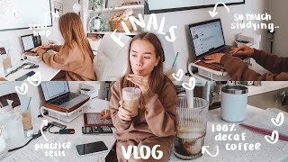 COLLEGE FINALS VLOG 2021 (in-person + virtual) 📚