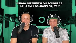 VRDGO interview on Soundlab 101 5 FM in LA pt 2