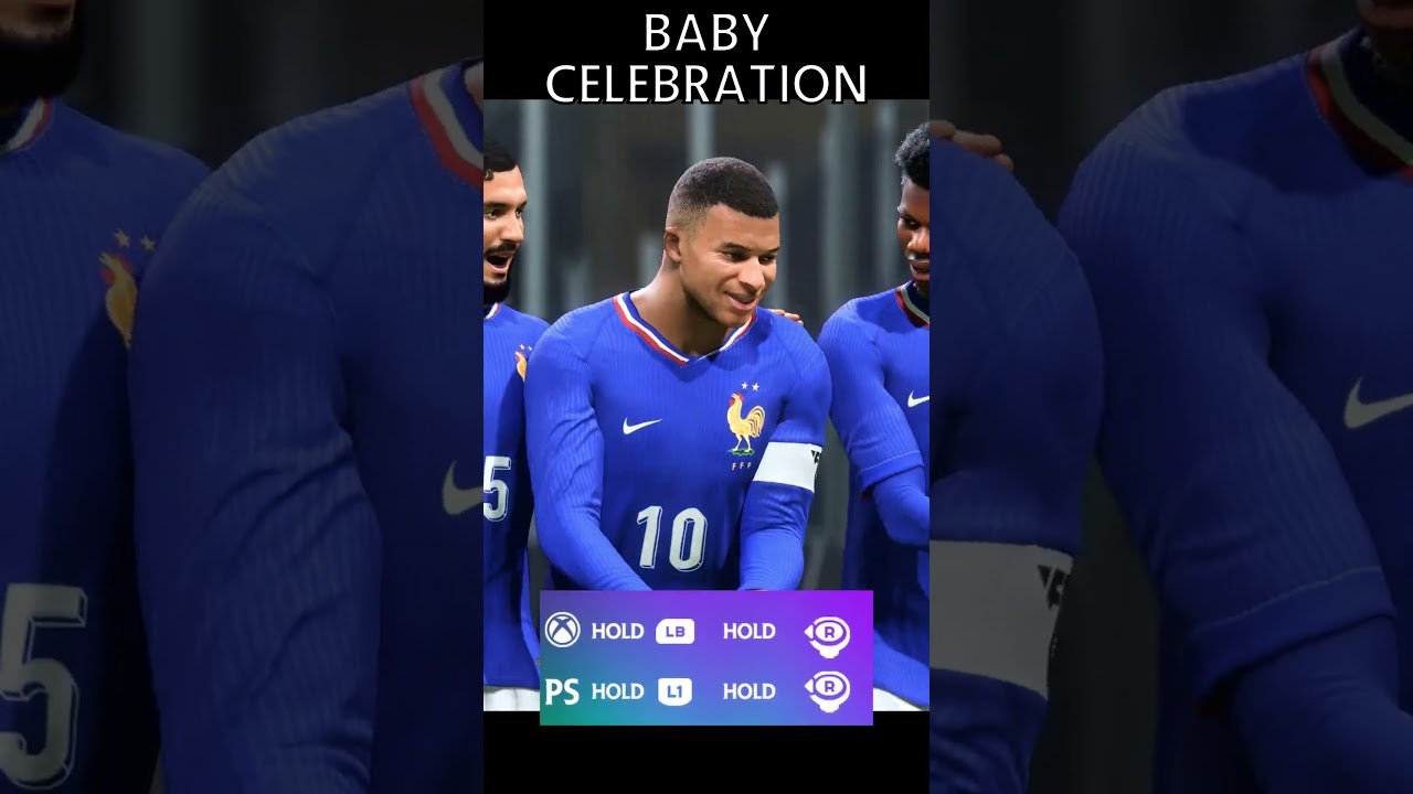 HOW TO DO BABY CELEBRATION IN EA FC 26 #SOCCER #fifa #footballhighlights