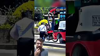 Road Raging Biker Hits Drivers Car With Helmet