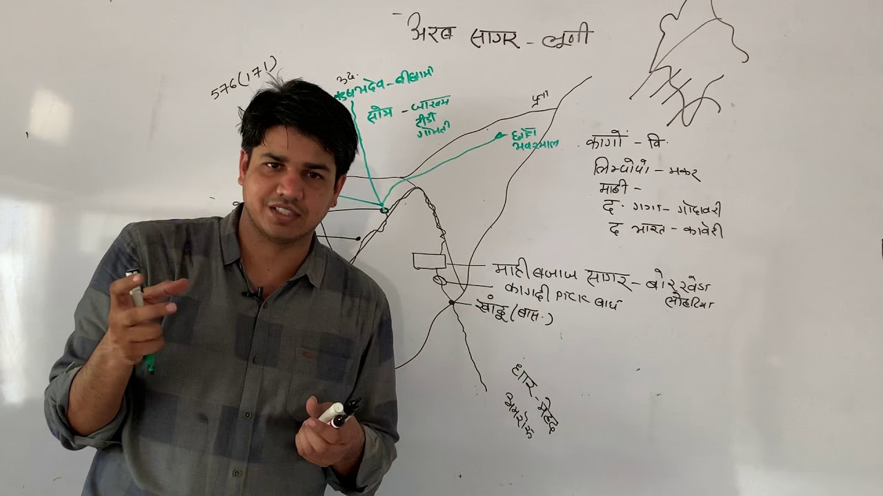 Mahi river/माही नदी अरब सागर की ओर जाने वाली नदी